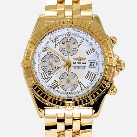 breitling watches gold